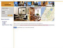 Tablet Screenshot of nycsapartments.com